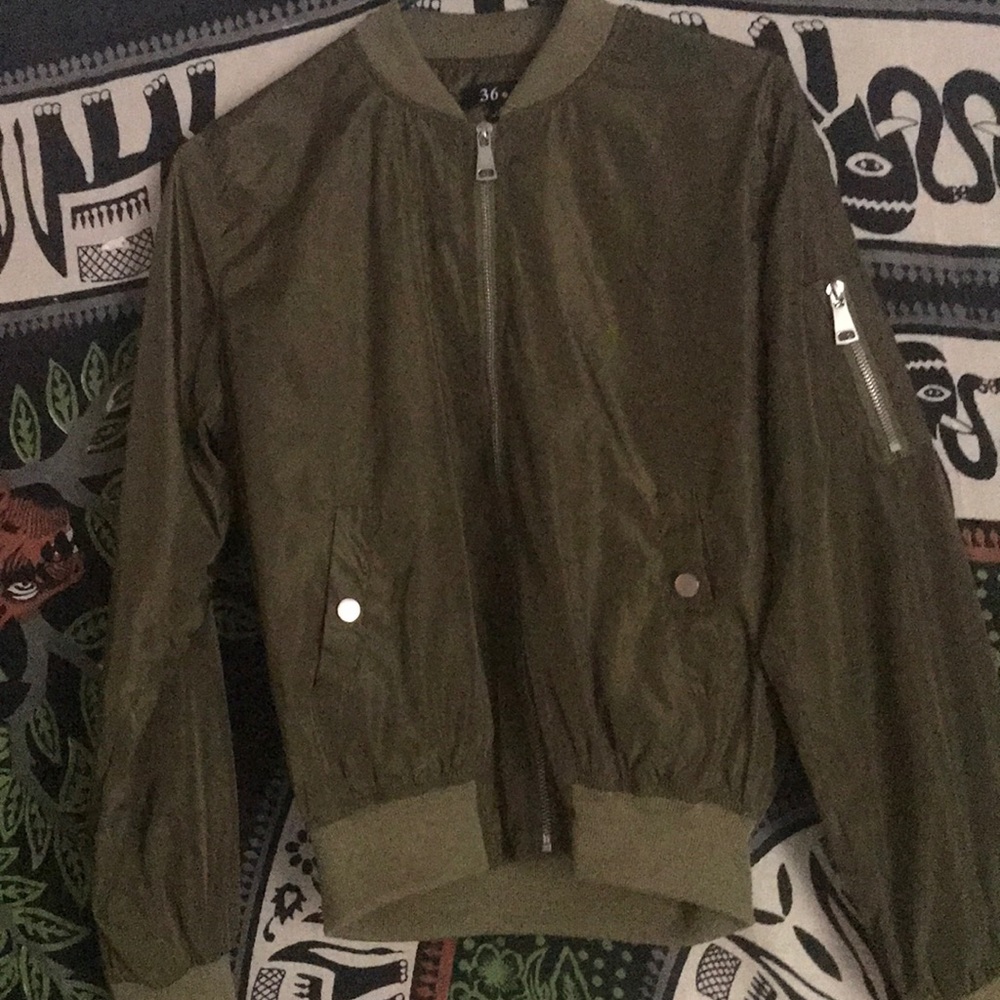 Navy green jacket